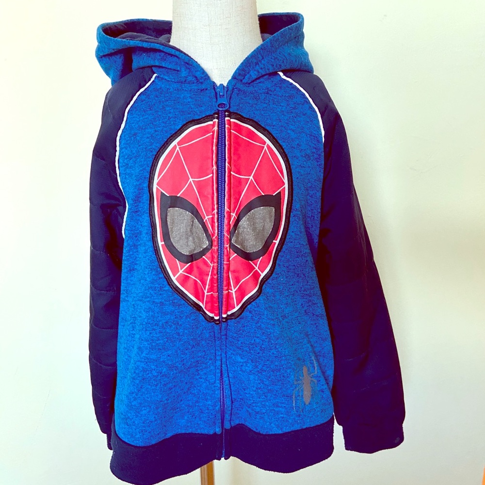 Boys Spider-Man light weight hoodie size 7